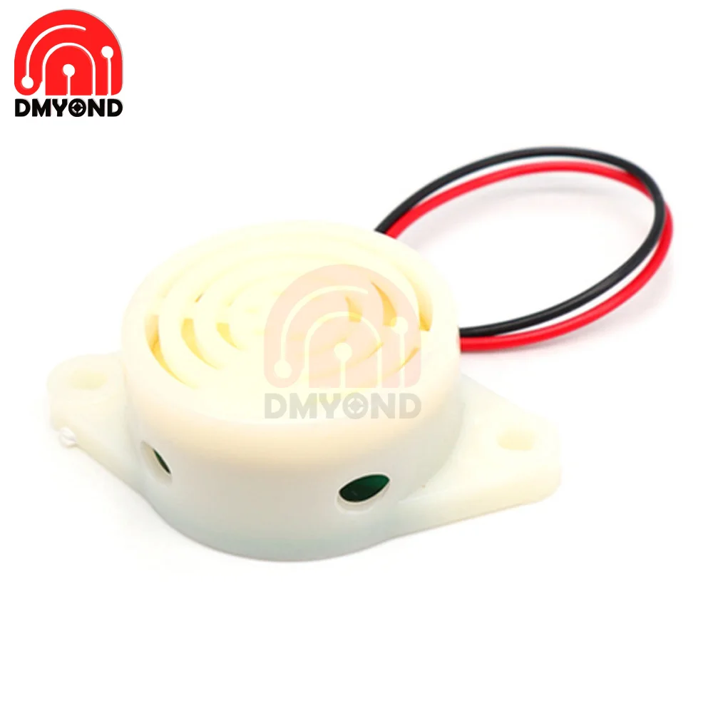 1PCS SFM-27 3015C Active Piezoelectric Buzzer AC 220V Continuous Sound High Decibel Alarm Power Supply 2 Alarm Wheel