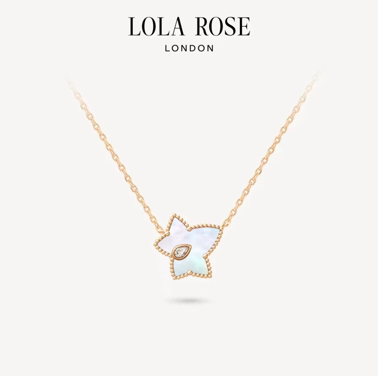Lola Rose Ivy Series Fashion Necklace Watch Niche Luxury Exquisite Birthday Valentine's Day Gift for Girlfriend