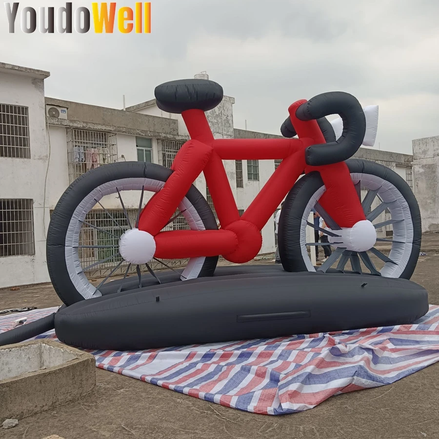 Customized Huge Inflatable Bike Model Bicycle Mockup for Advertising and Promotion