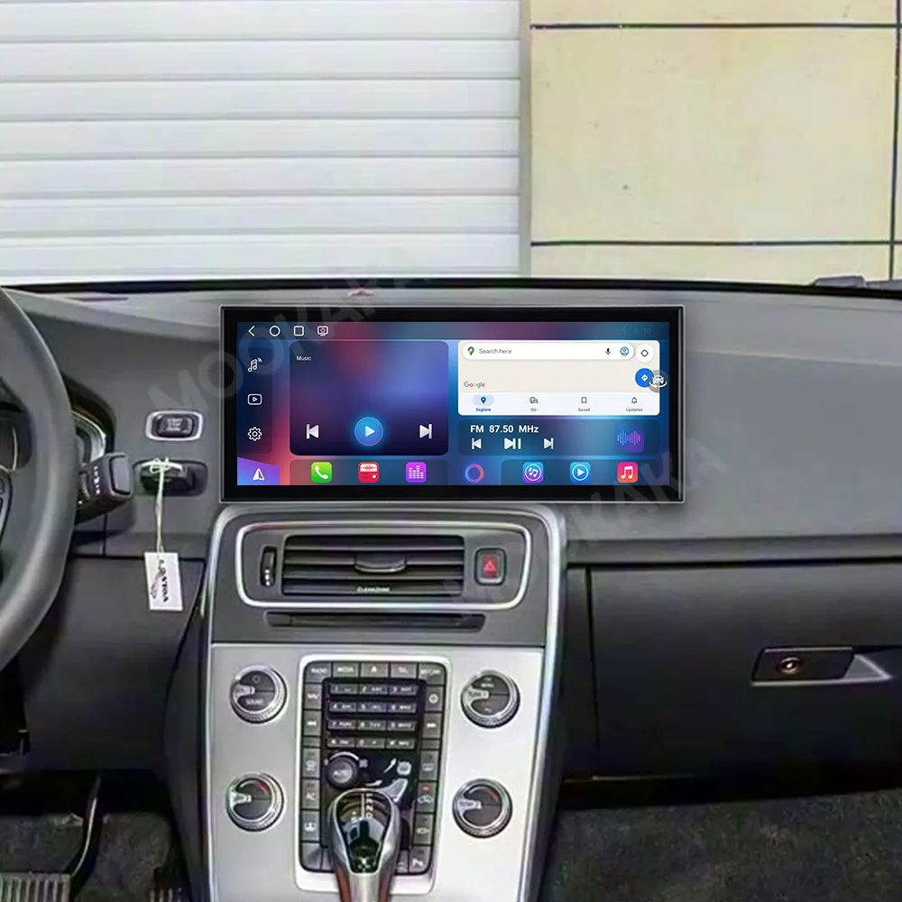 Android 15 Radio Carplay 15.8 IN For Volvo S60 2014~2019 GPS Multimedia Qualcomm Player Navigation Car Stereo Receiver Head Unit