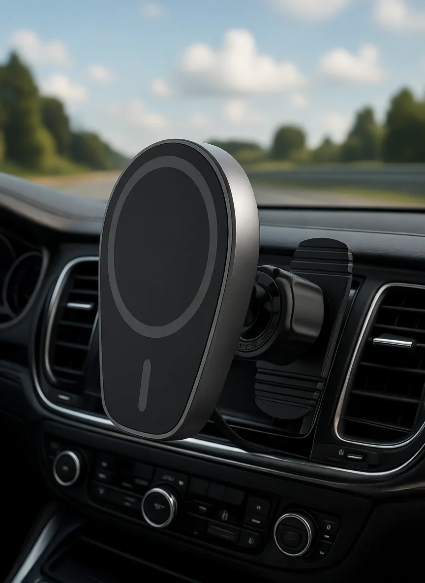 

15W Magnetic Qi2 Wireless Charging Car Mount Dashboard Phone Holder Compatible with Latest Smartphones