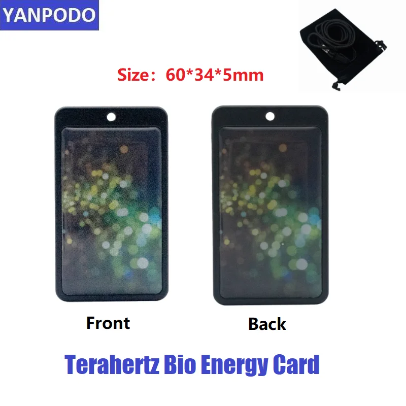 Imagem -06 - Yanpodo-cartão Terahertz Energy Cartão Bio Nano Nume Detector de Chip Terahertz Energia Quântica Novo Cartão Logotipo Personalizado