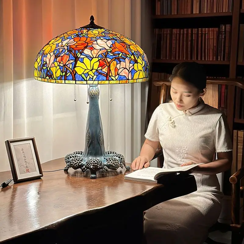 

[Magnolia] Magnolia American country, all copper in the hall, floor lamp decorative desk lamp