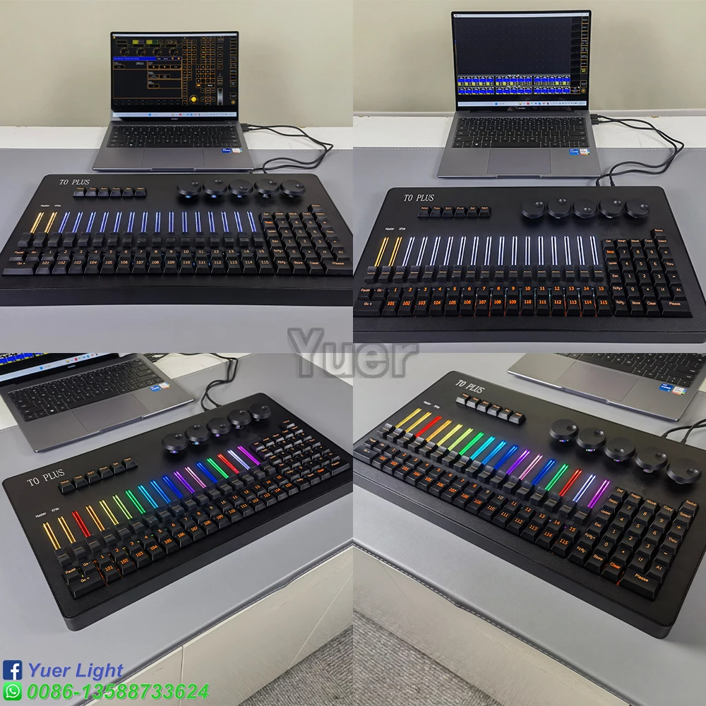 Imagem -06 - Além Disso Palco Iluminação Console Qquipment Controles Controlador Led Movendo Cabeça Luz dj Disco Festa Desempenho Efeito de Palco Novo t0