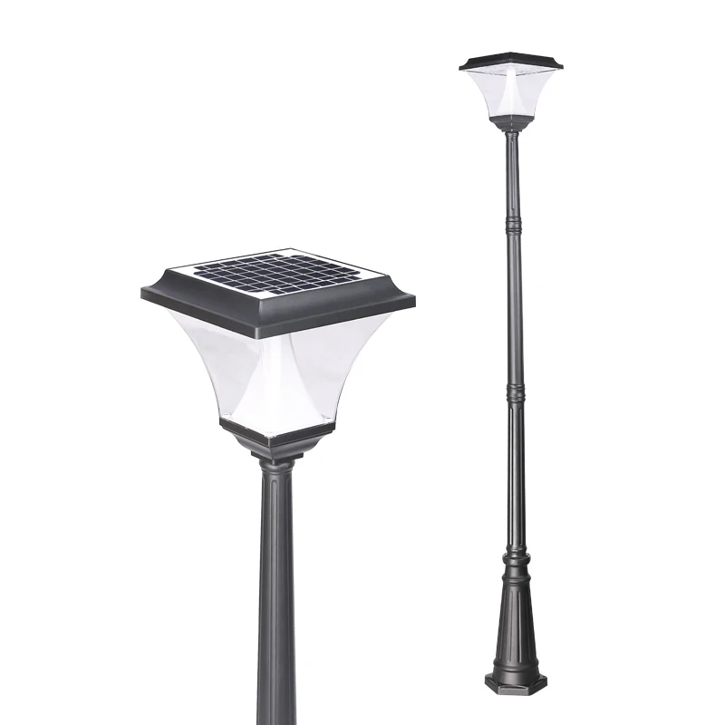 Best-selling Decoration Modern IP65 Outdoor Solar Lawn Lamp Outdoor Waterproof 1M Pole Led Solar Garden Light