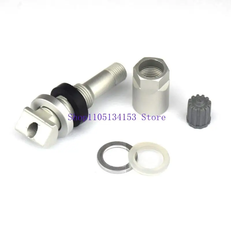 HG89 4 pcs pneu pour tige soupape OE remplacement TPMS Silve TPMS sans tubeless pour val