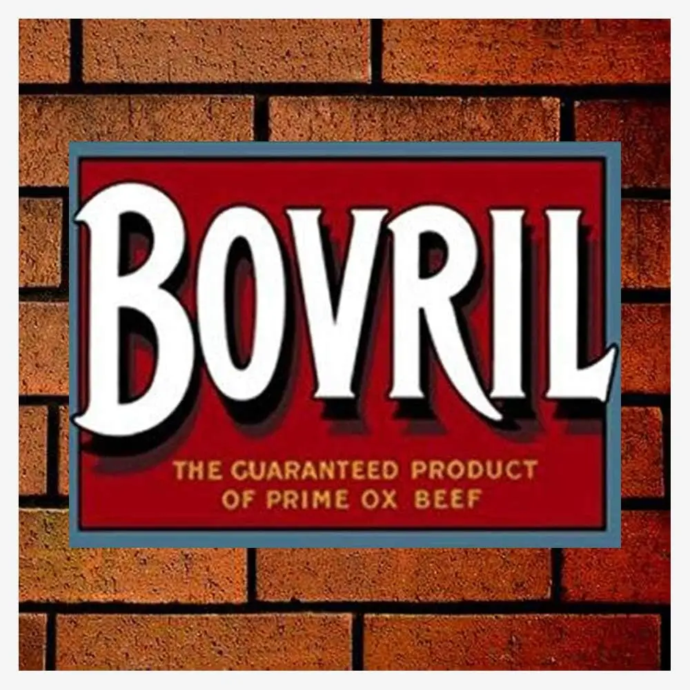 Y1,Bovril OX Beef Stock Old Retro Metal Sign  Wall Decor-aluminum