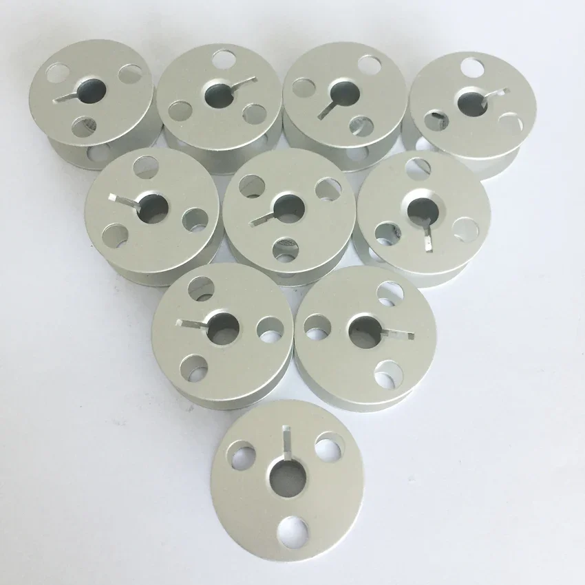 10759603 ALUMINUM BOBBIN WITH KNURL for JUKI LU-2220N-7, LS-2342S, LS-2342H, LS-2342S-7, LS-2342H-7, LU-2210N 10pack 107-59603