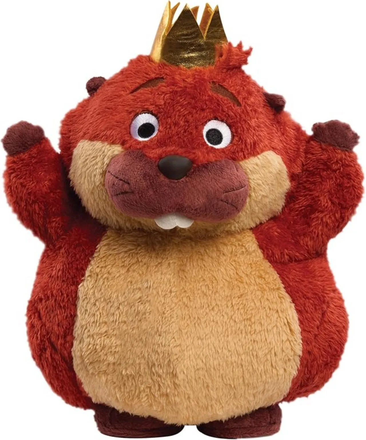 Hoppers Workin' Out King George Feature PlushToy for Kids and Movie Fans, Inspired by The Hoppers Movie Kids Toys for Ages 3 Up