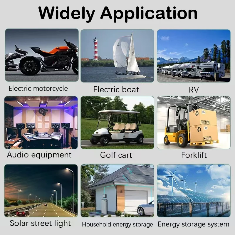 lithium 60v 40ah lithium iron phosphate battery with bms deep cycle for 3000w two wheel folding car forklift golf cart AGV