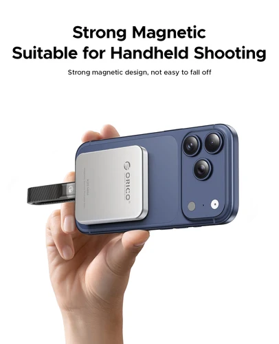 Imagen 2 del producto ORICO K20Mini SSD externo magnético para iPhone 17 16 Pro/Max ProRes 2000 MB/s 4K ProRes HDR Record and Store Estado sólido portátil