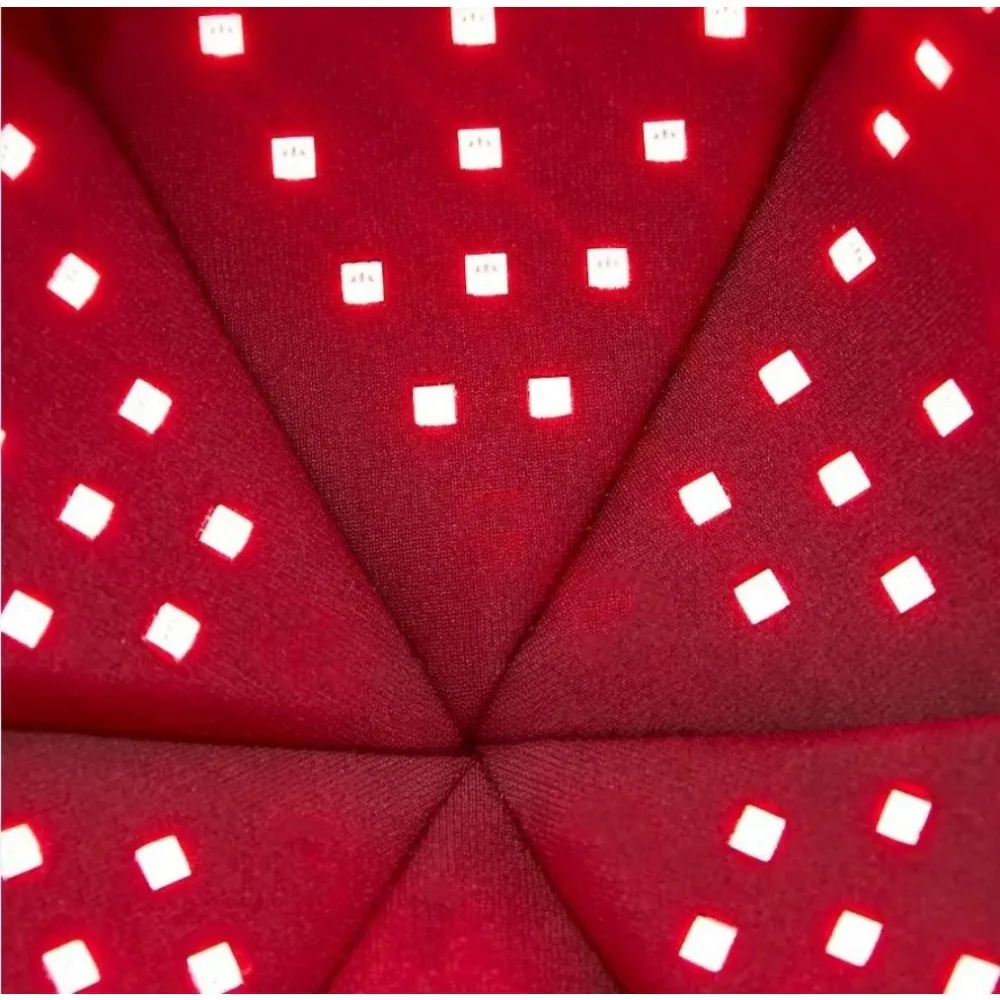 Neue 96 Stück Infrarot-LEDs 660 nm und 850 nm Rotlichttherapie-Haarwachstumskappe für das Nachwachsen der Haare, Anti-Haarausfall, Entspannung der Kopfhaut, Haarpflege – Detail 15