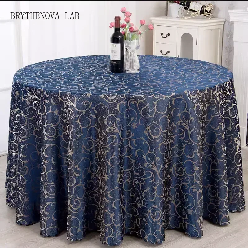 Modern Minimalist Printed Circular Tablecloth Hotel Thick Polyester Table Round Cover Home Wedding Decoration Table Cloth