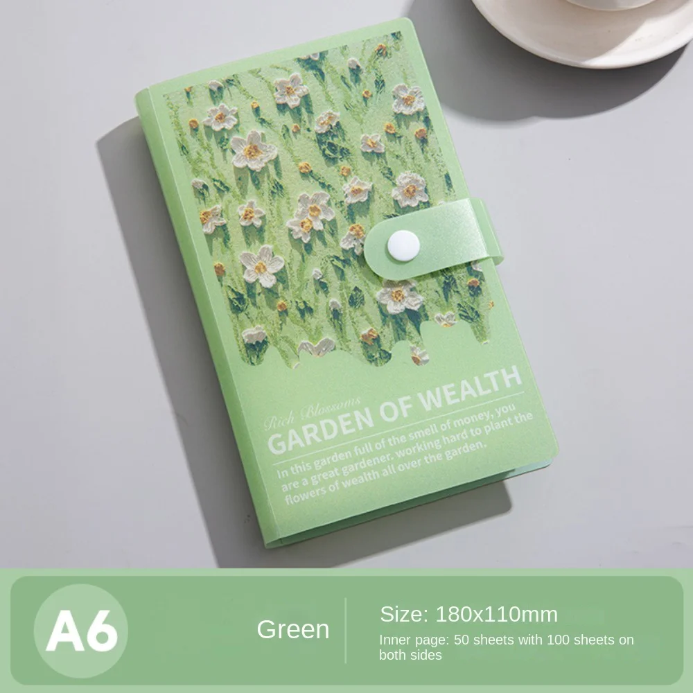 Risparmia denaro 100 buste Sfida di risparmio di denaro Pittura a olio Mini raccoglitore riutilizzabile Sfida di risparmio Impermeabile