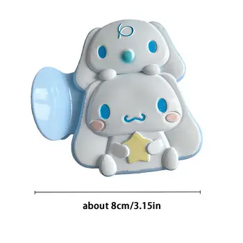 可愛三麗鷗庫洛米美樂蒂肉桂狗髮夾甜美髮爪女孩卡通可愛鯊魚髮夾髮飾 10 最佳銷售 三麗鷗爪夾 - №3