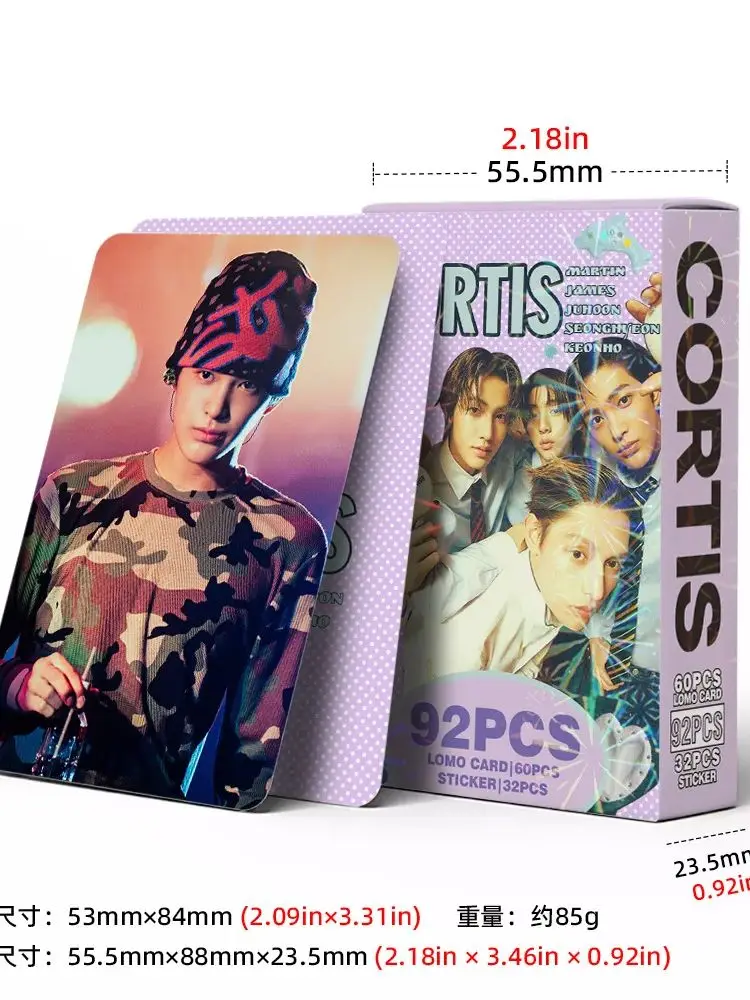 92 stuks CORTIS Fotokaarten Lomo Kaarten Set Fotokaarten Foto Lomo Kaarten Fans Collectie Gedrukte Kaarten - afbeelding 2