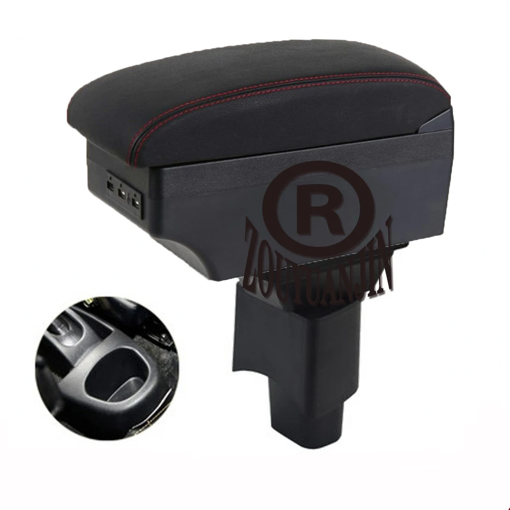 

For Geely GX2 Armrest Box Elbow Rest Center Console Central Store Content Storage with Cup Holder USB