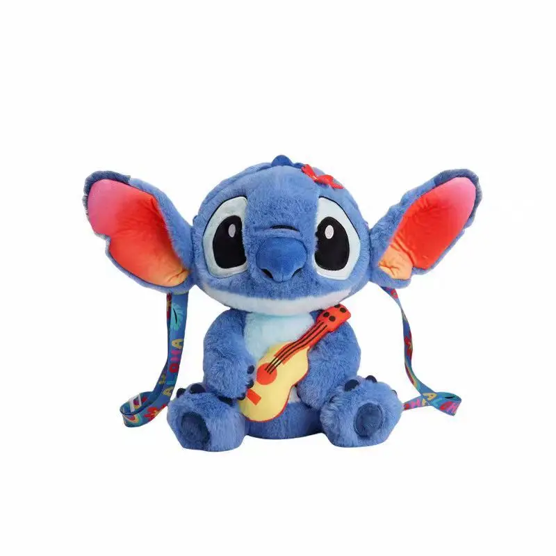 LAGERWARE 1 Stück 32cm Niedlicher Stitch Plüsch-Rucksack Interstellar Baby Stitch Plüschpuppen-Rucksack als Geburtstagsgeschenk