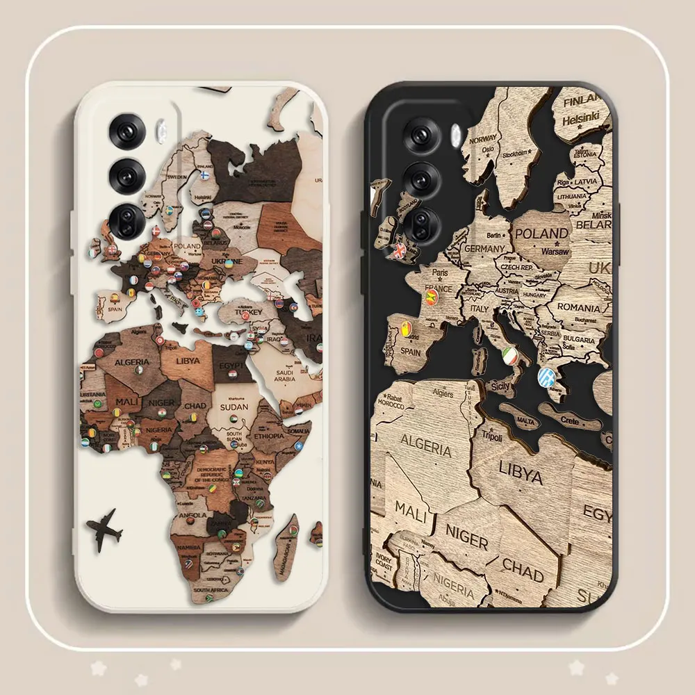 

Planes World Map Travel Custom Photo Phone Case For OPPO A7 RENO Z 2F 2Z 3 4 4F 5F 5 6 6Z 7 7Z 8 8T 10 12 13 13F PRO TPU Case