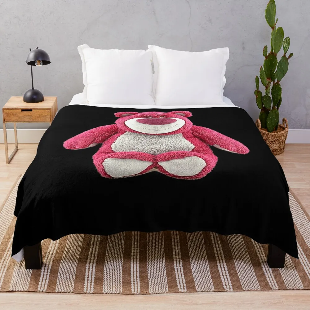 Lotso Huggin Bear 56 Trendy Graphic Unisex Shirt - Throw Blanket Blankets For Sofas Bed Blankets