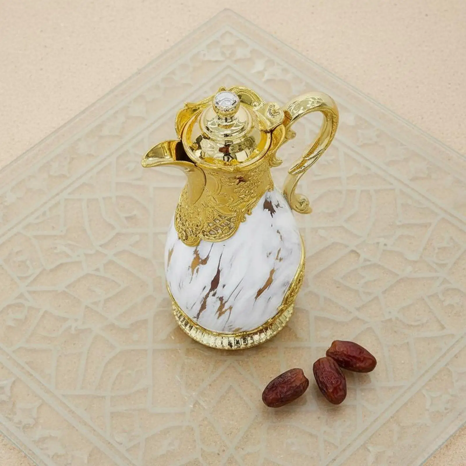 Arabian Design Thermal Carafe Large Capacity Luxury Vacuum Carafe Leak Proof