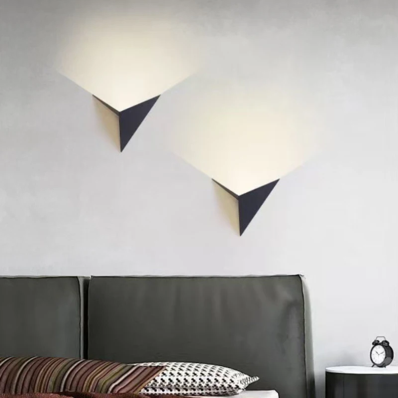 Minimalist Artistic Wall Lamp Bedroom Bedside Feature Walls Creative Paper Crane Design Homes Hotel Rooms