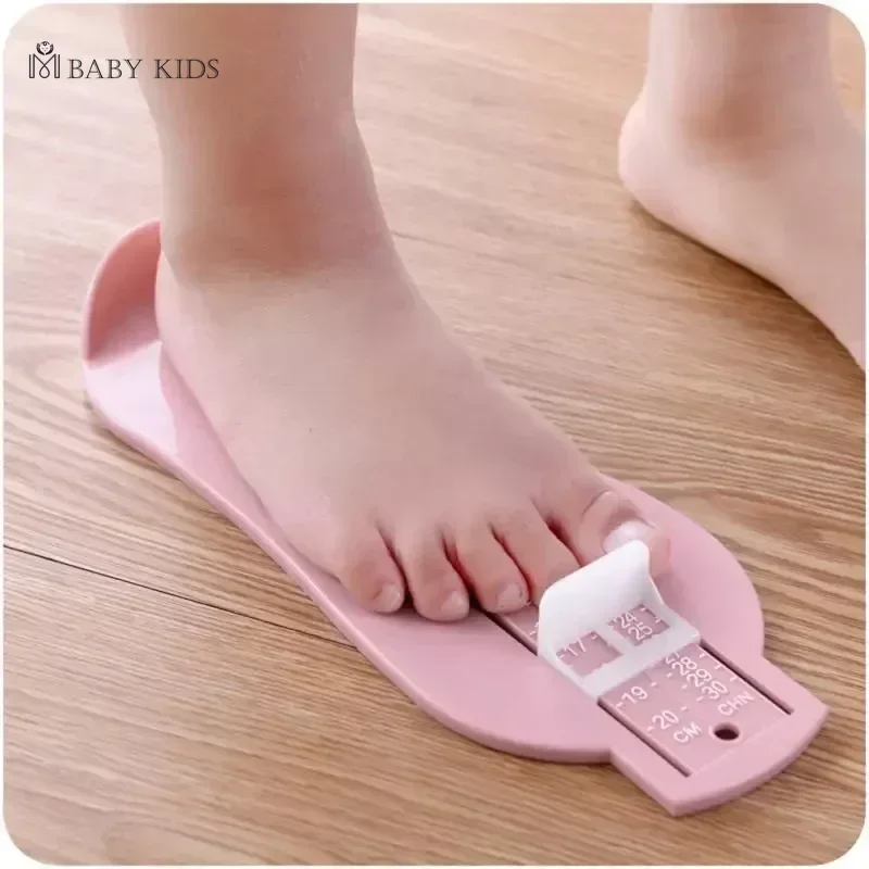 Medidor de medición de pie para niños, regla para medir el tamaño de los zapatos, herramienta para medir la longitud, 3 colores