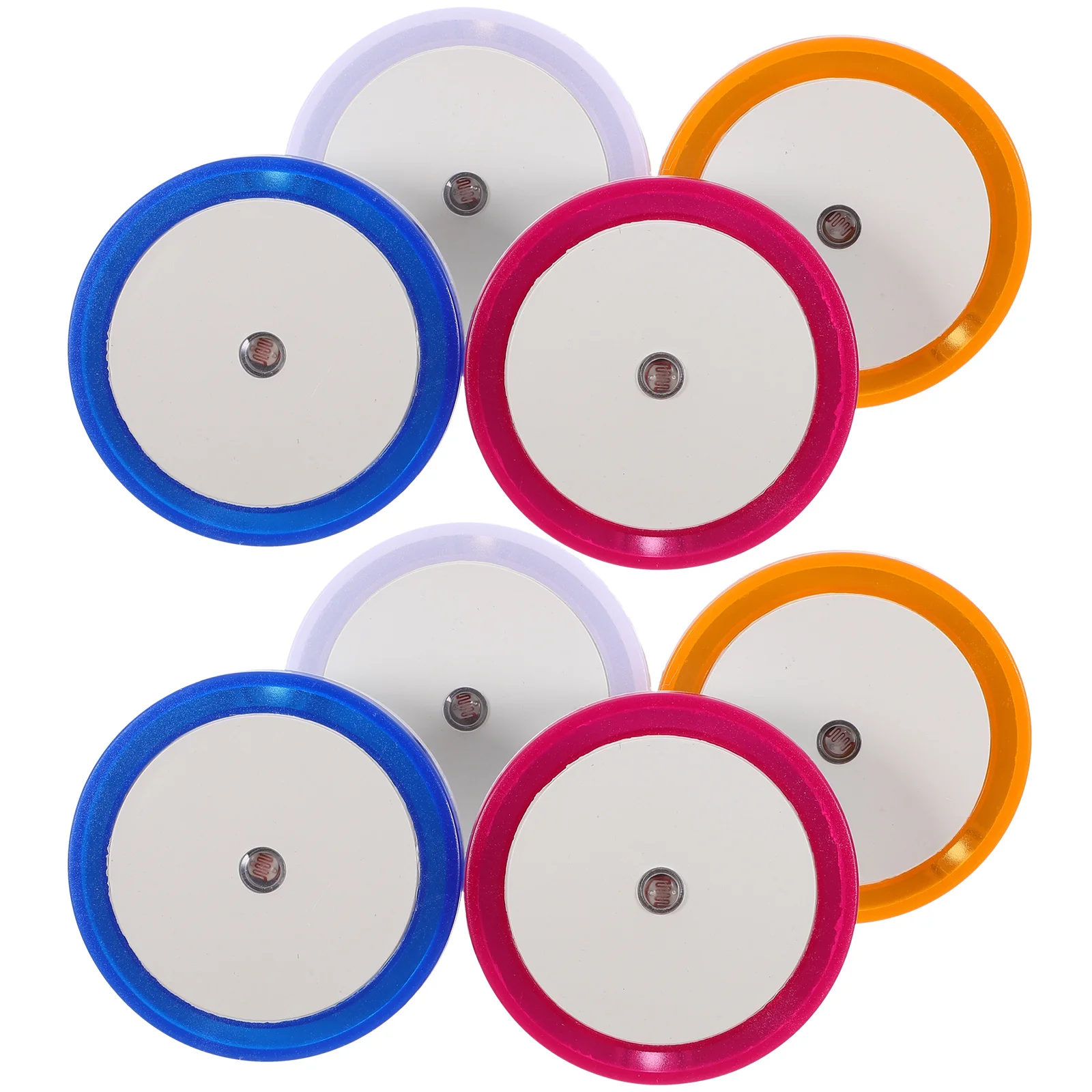 8 قطعة مستشعر تلقائي ضوء الليل المكونات في لينة الدافئة LED عكس الضوء مصباح غرفة نوم الحضانة الرضاعة الطبيعية استخدام المكونات في ضوء الليل