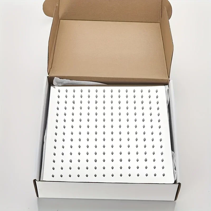 

Stainless Steel Top Spray Shower Head Ultra-Thin Pressurized Bathroom Waterfall Rain Shower Bathroom Accessories