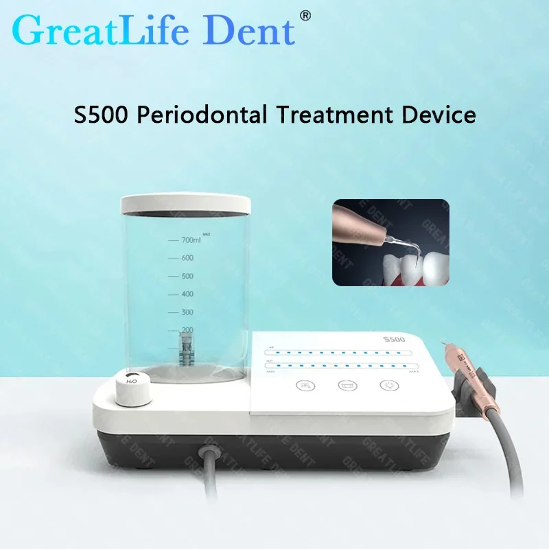 GreatLife Dent Dental S500 стоматологический ультразвуковой пьезоэлектрический скейлер устройство для периодонтальной обработки, устройство для очистки, система удаления воды