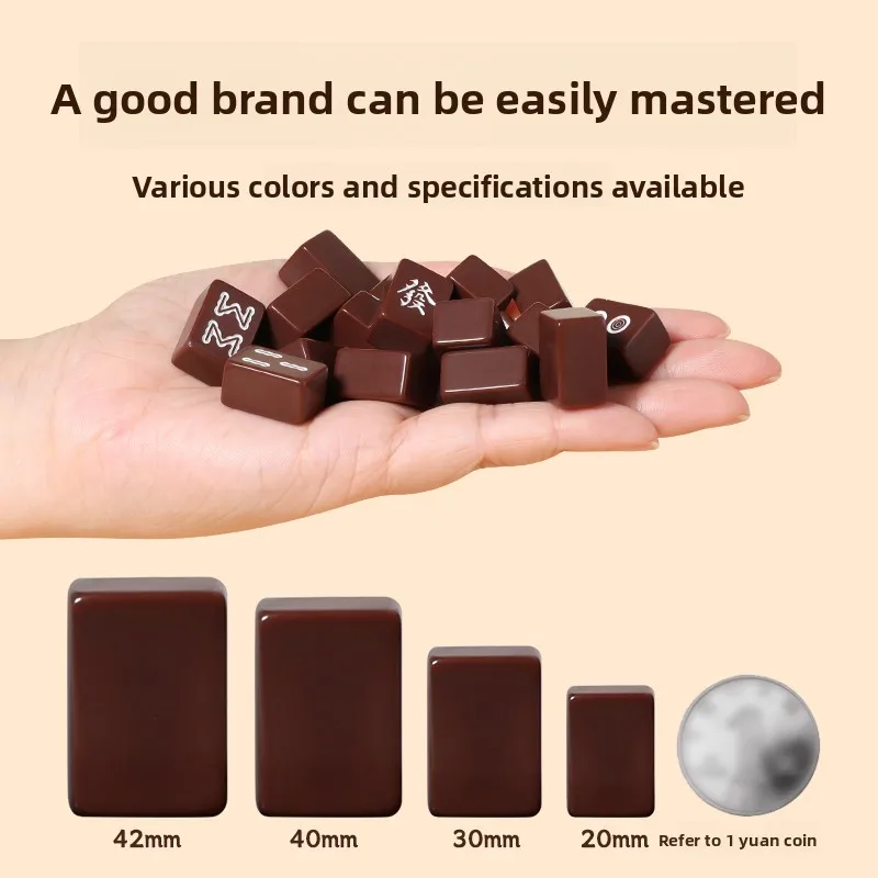 Mahjong hand rub mahjong card mini home hand rub small outdoor dormitory travel convenient high value customization