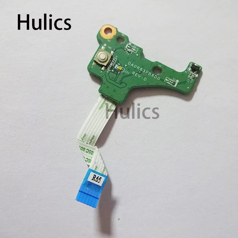 Hulics Used For HP Pavilion 15-E TPN-Q118 Q117 15-E064TX Power Button Board Switch  6 Pin 720673-001 DA0R63PB6D0