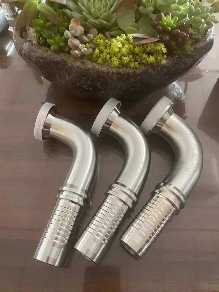Flange Joint 45 # Steel High Pressure Pipe Fittings F30-79 to Pipe 13-51mm Barbed Tube Fitting Hydraulic Hose Crimp Fittings