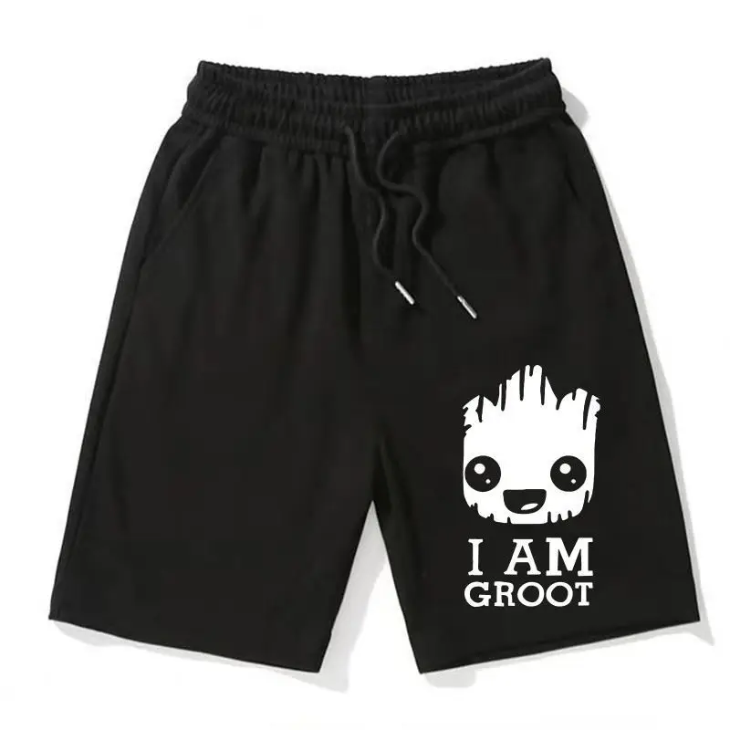 

Guardians of The Galaxy Tree Spirit Groot Shorts Men's Summer Trendy Sports and Leisure Pentagram Pants Marvel Style