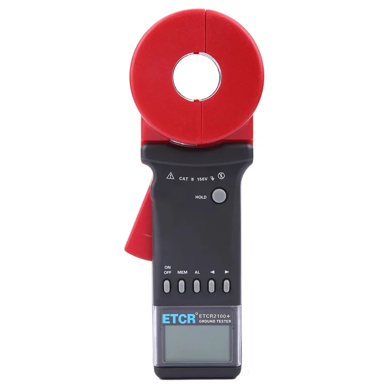 ETCR2100+ Earth Ground Resistance Clamp Meter Clamp Earth Resistance Tester