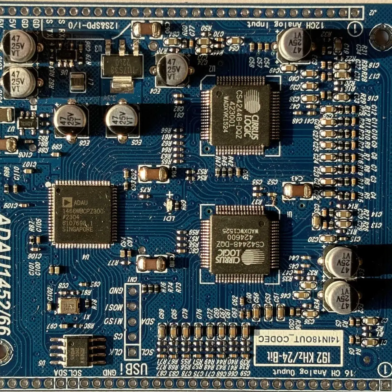 

ADAU1466/1452 14 in 18 out DSP processor