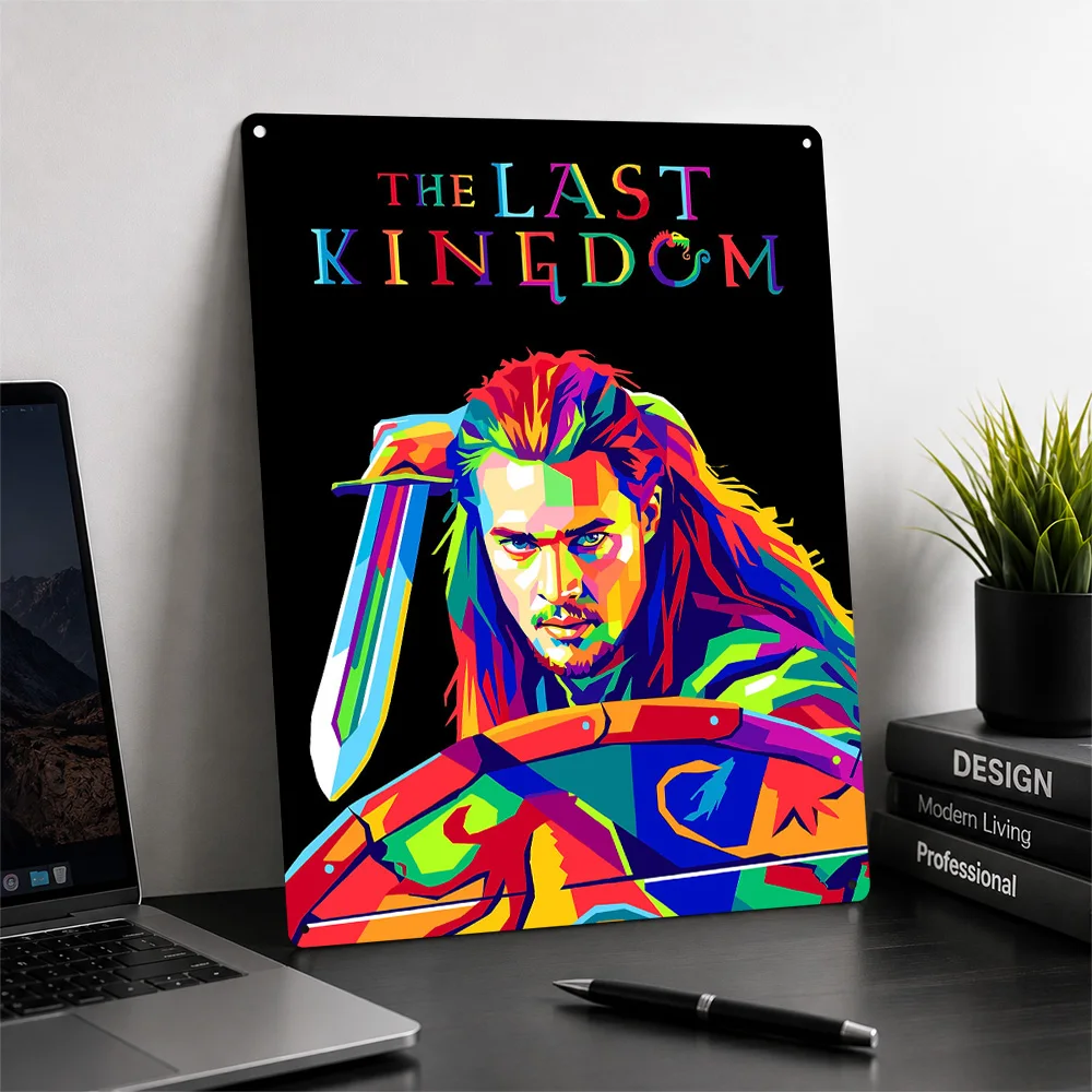 The Last Kingdom Pop Art Poster Retro 3D Printed Metal Signs Customized Wall Hanging Gift for Article Decoration Room Tin Sign