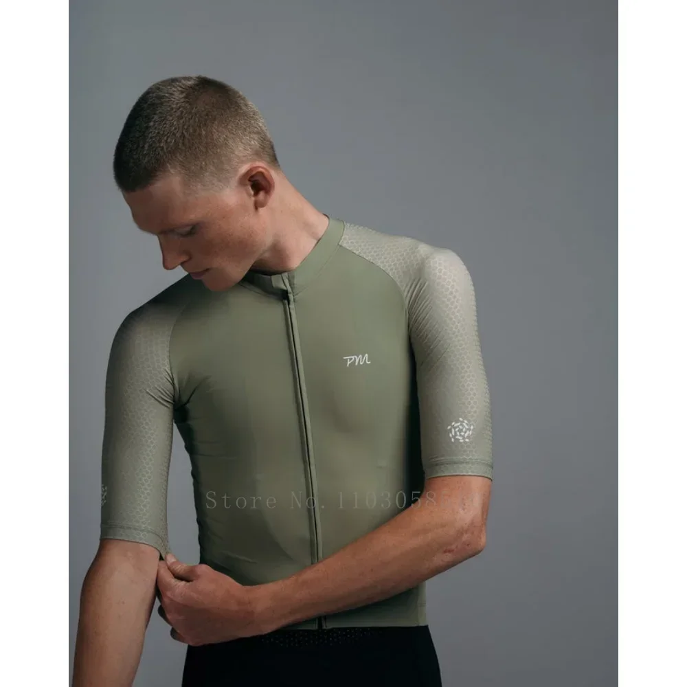 Pedal Mafia verano ciclismo sudadera conjunto hombres manga corta MTB Jersey hombres ciclismo ropa bicicleta Maillot ciclismo UPF50 + 2025