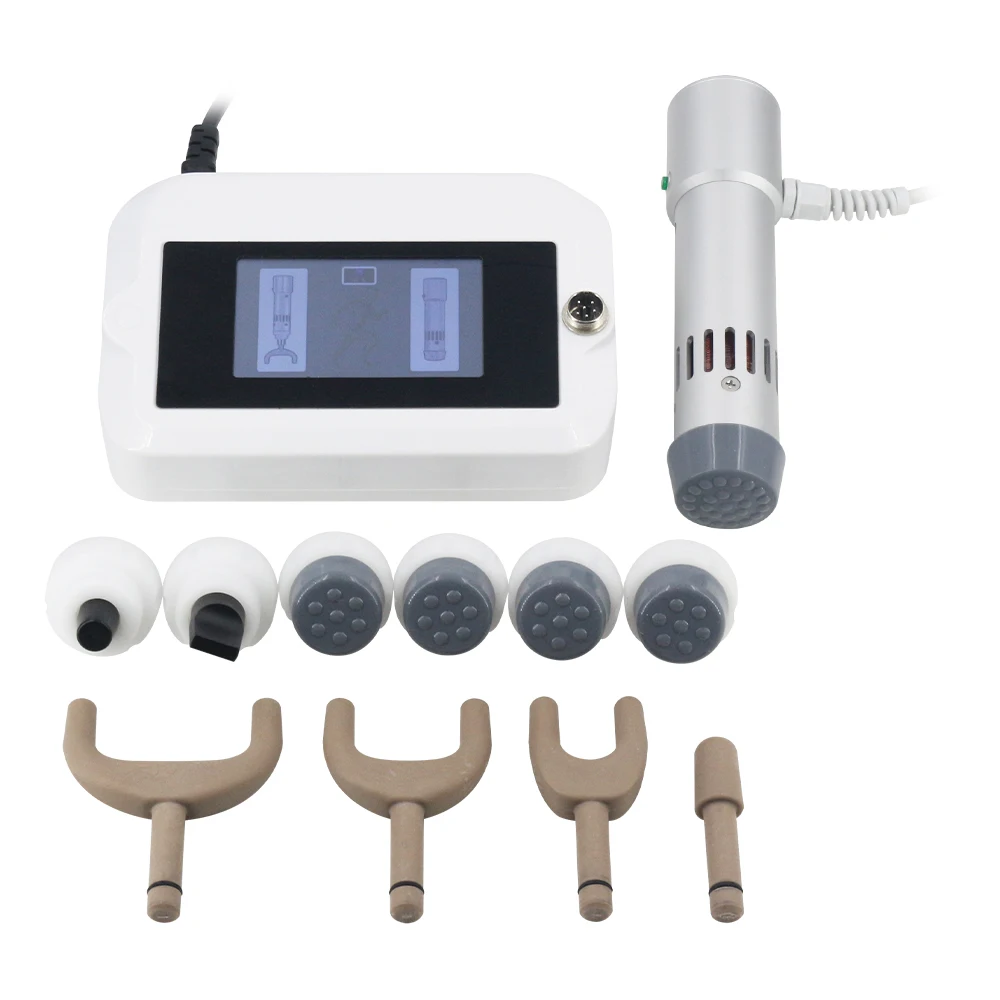 300MJ آلة العلاج بالمستخدمين لعلاج الضعف الجنسي الإغاثة آلام الكتف والرقبة بتقويم العمود الفقري تصحيح بندقية جديد 2 في 1 مدلك