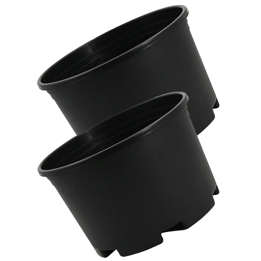 

2 Pcs Flower Nursery Pot Plastic Orchid Planter Houseplants Garden Pots for Planting