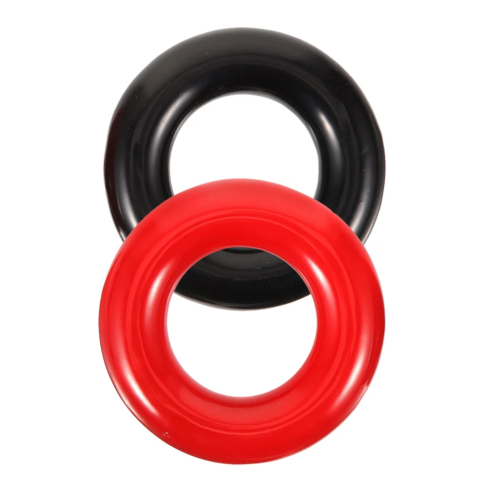 

2 Pcs Golfing Weighted Swing Iron Round Trainer for Clubs Practice Red Black Set Golfs Training Aid Tools Beginner