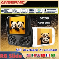 nbernic RG Slide Handheld Game Console Android 13 4.7-inch LTPS In-Cell Screen 5000mAh Video Gaming Player PSP PS2 Gift