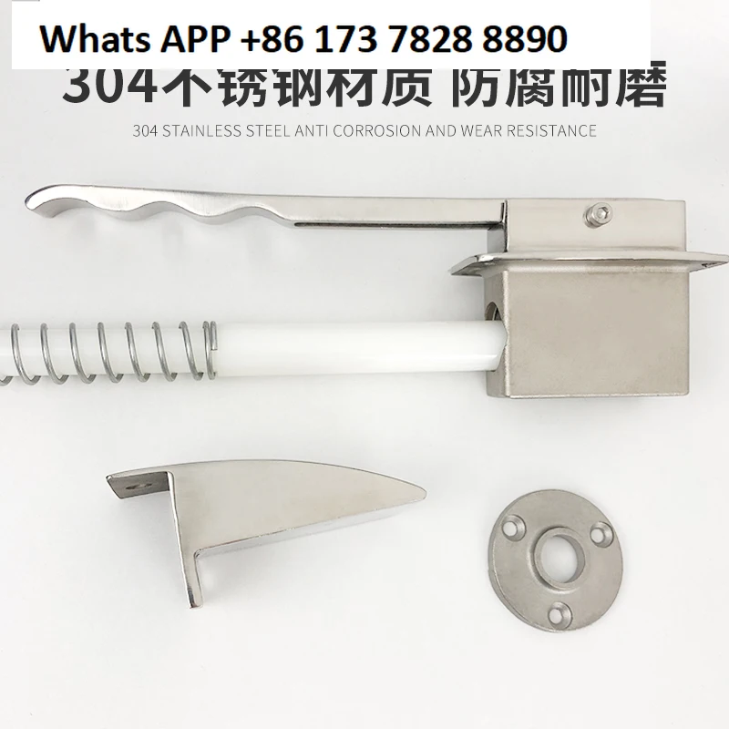 

Раздвижная дверь для холодного хранения, внутренний открыватель из нержавеющей стали, легкий, сверхмощный, средний, транспортир, безопасная ручка толкателя