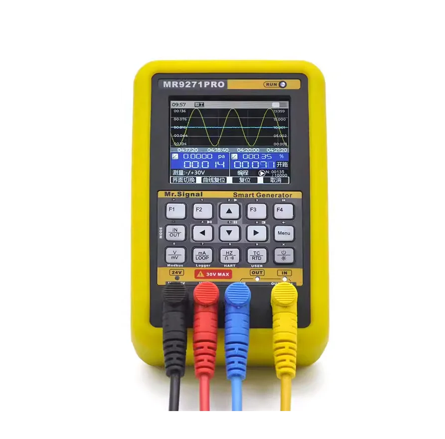 

MR9271PRO Hart Signal Generator 4-20mA Thermocouple Calibrator Paperless Recorder Modbus