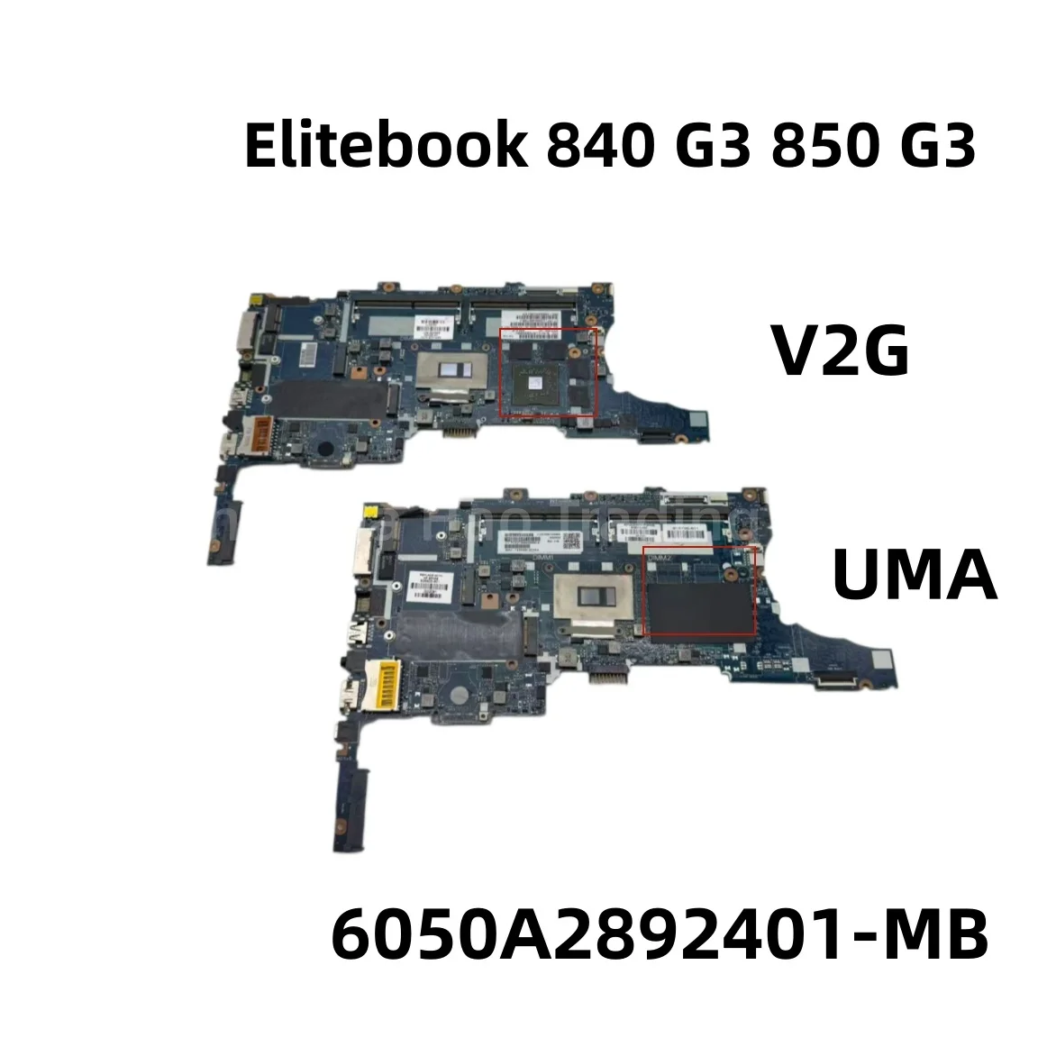 6050A2892401-MB 826805-601 839235-601 For HP Elitebook 840 G3 850 G3 Laptop Motherboard With i5 i7 6th Gen CPU UMA/V2G Tested
