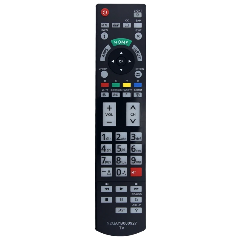 Replaced N2QAYB000927 Remote for Panasonic 4K HD TV TC58AX800U TC65AX800U TC65AX900U TC85AX850U TC58AX800U TC65AX800U