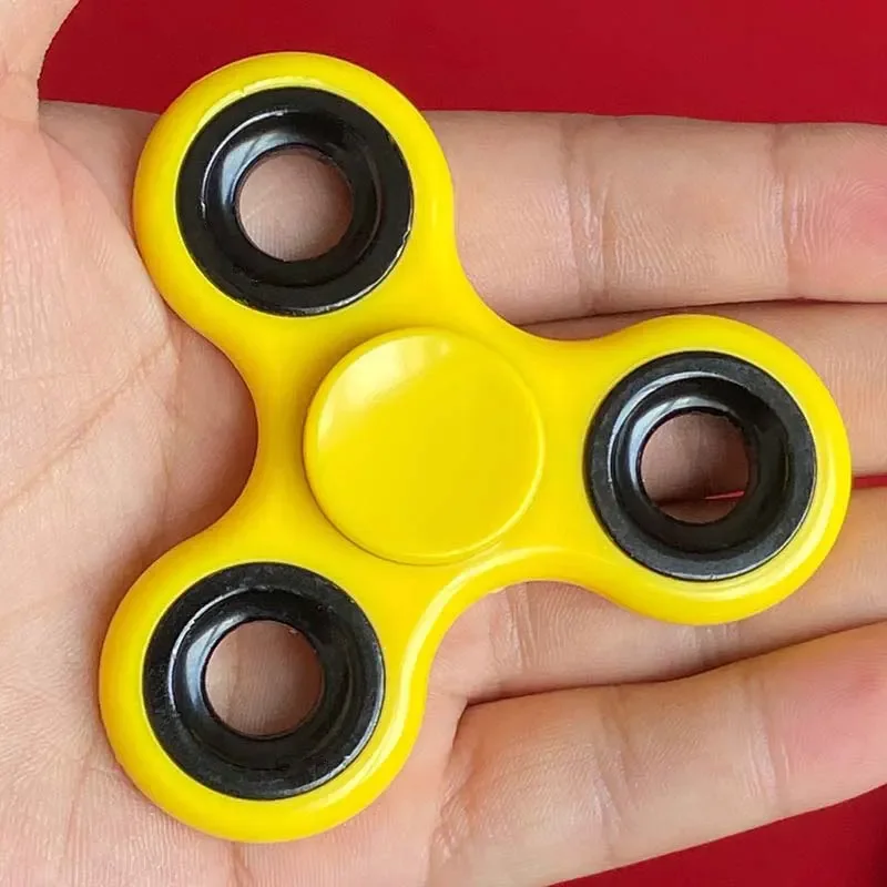 Fidget spinner anti-stress alívio brinquedo aliviar ansiedade mão girando ponta edc estresse reduzindo brinquedos atenção para autismo crianças