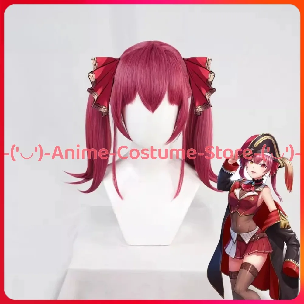 ホロライブ VTuber 霧吹マリン コスプレウィッグ ゴシックロリータ アニメキャラクター ハロウィン カーニバル パーティー コスチュームウィッグ 人工毛