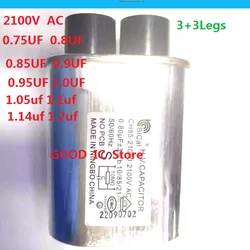 1 sztuk nowy BICAI gniazdo 3 + 3 4.8-6.3MM CH85 2100V AC kondensator wysokiego napięcia 0.9UF 0.92UF 0.95UF 1.05UF 1.00UF 1.05UF 1.1UF 1.14UF