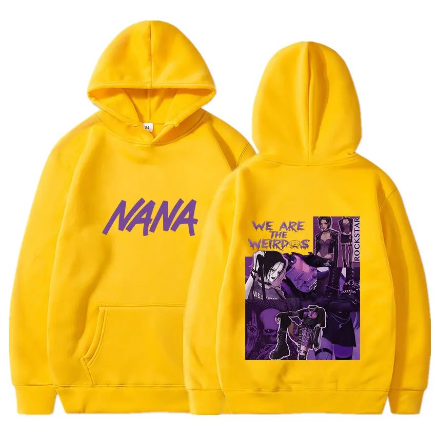 Anime Nana Osaki Hoodies Unisex Wholesale Hip Hop 11 Color Hooded Sweatshirt Fashion Casual Harajuku Pullover For Men Women